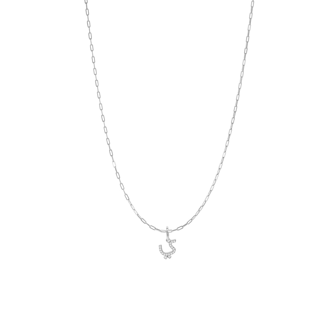0.7cts Trillion Necklace with Bold Chain - HIBA JABER