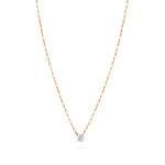 Load image into Gallery viewer, 0.7cts Trillion Necklace with Bold Chain