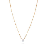Load image into Gallery viewer, 0.7cts Diamond Necklace with Bold Chain