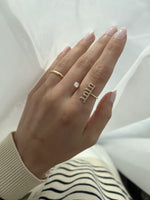 Load image into Gallery viewer, 3 Character Name Open Ring - Fahad - HIBA JABER