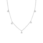 Load image into Gallery viewer, 5 - Stone Diamond Droplet Choker | 0.10cts each - HIBA JABER