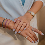 Load image into Gallery viewer, Pinki Femininity Infinity Bold Ring - Colored Enamel