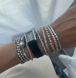 Load image into Gallery viewer, Round Diamond Bezel Setting Tennis Bracelet HIBA JABER
