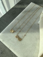 Load image into Gallery viewer, Alanoud Name Necklace - with Diamonds - HIBA JABER