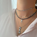 Load image into Gallery viewer, Blue Sapphires Tennis Necklace | 6.64cts - HIBA JABER