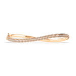 Load image into Gallery viewer, Bold Infinity Bangle/ Diamonds - HIBA JABER