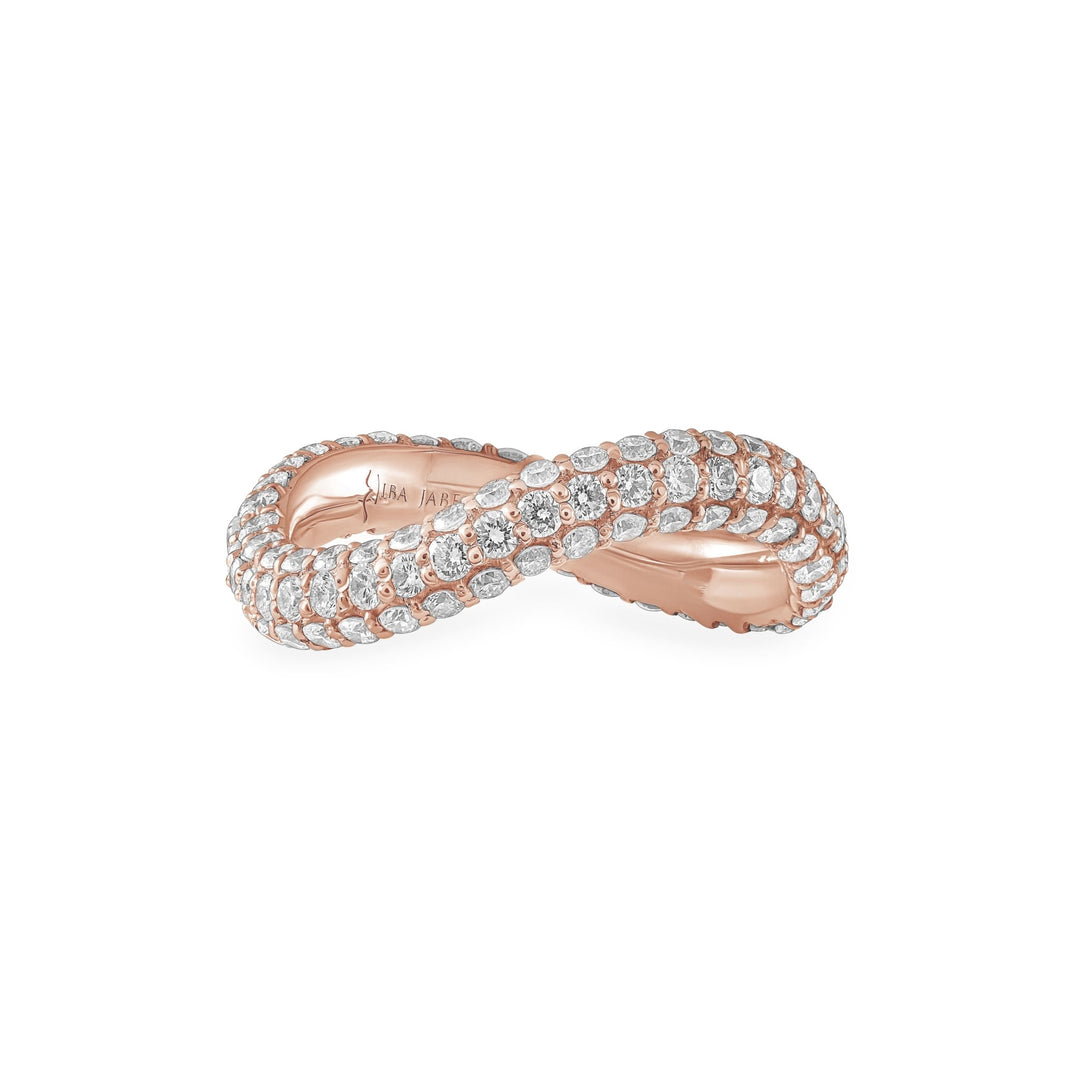 Bold Infinity Ring/ Diamonds - HIBA JABER