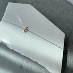 عرض الصورة في المعرض، Chain Bracelet with Two Letters ر ع - HIBA JABER
