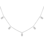 Load image into Gallery viewer, Choker with Hanging Oval Cut Diamonds - HIBA JABER