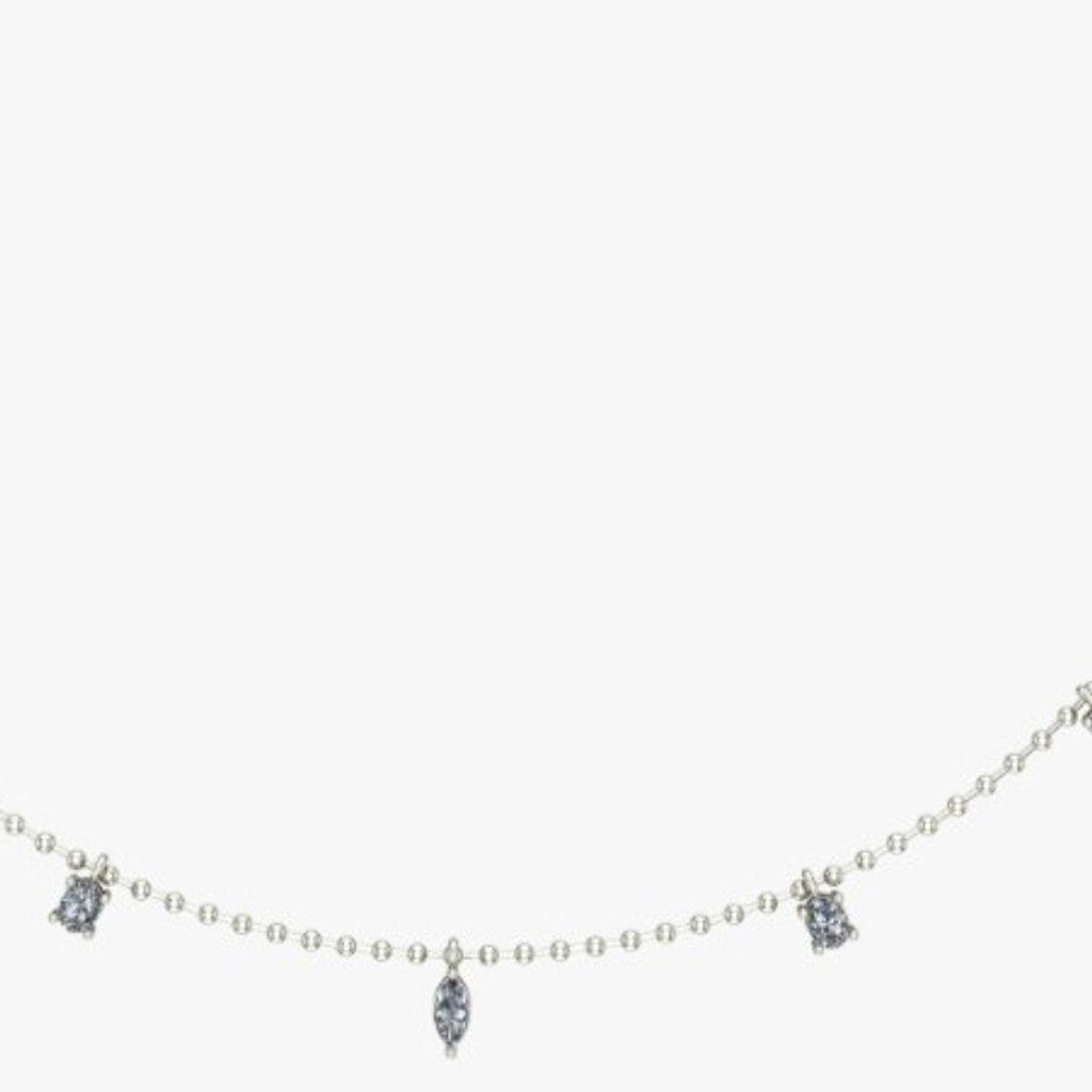 Choker with Multi - Shaped Diamond Choker - HIBA JABER