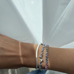 عرض الصورة في المعرض، Customized Multi Colored Sapphire Gemstone Bracelet - HIBA JABER