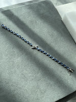عرض الصورة في المعرض، Customized Multi Colored Sapphire Gemstone Bracelet - HIBA JABER