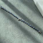 عرض الصورة في المعرض، Customized Multi Colored Sapphire Gemstone Bracelet - HIBA JABER