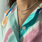 Load image into Gallery viewer, Diamond Hearts Necklace - HIBA JABER