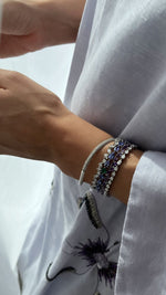 Load image into Gallery viewer, Diamond Pear Tennis Bracelet - HIBA JABER