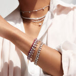 Load image into Gallery viewer, Diamond Pear tennis Bracelet - HIBA JABER