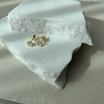 عرض الصورة في المعرض، Diamond Solitaire Earrings I 0.6cts Each - HIBA JABER
