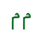 Load image into Gallery viewer, Enamel Single Initial Earring - Single Piece - HIBA JABER