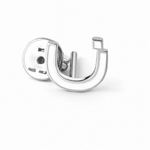 عرض الصورة في المعرض، Enamel Single Initial Earring - Single Piece - HIBA JABER