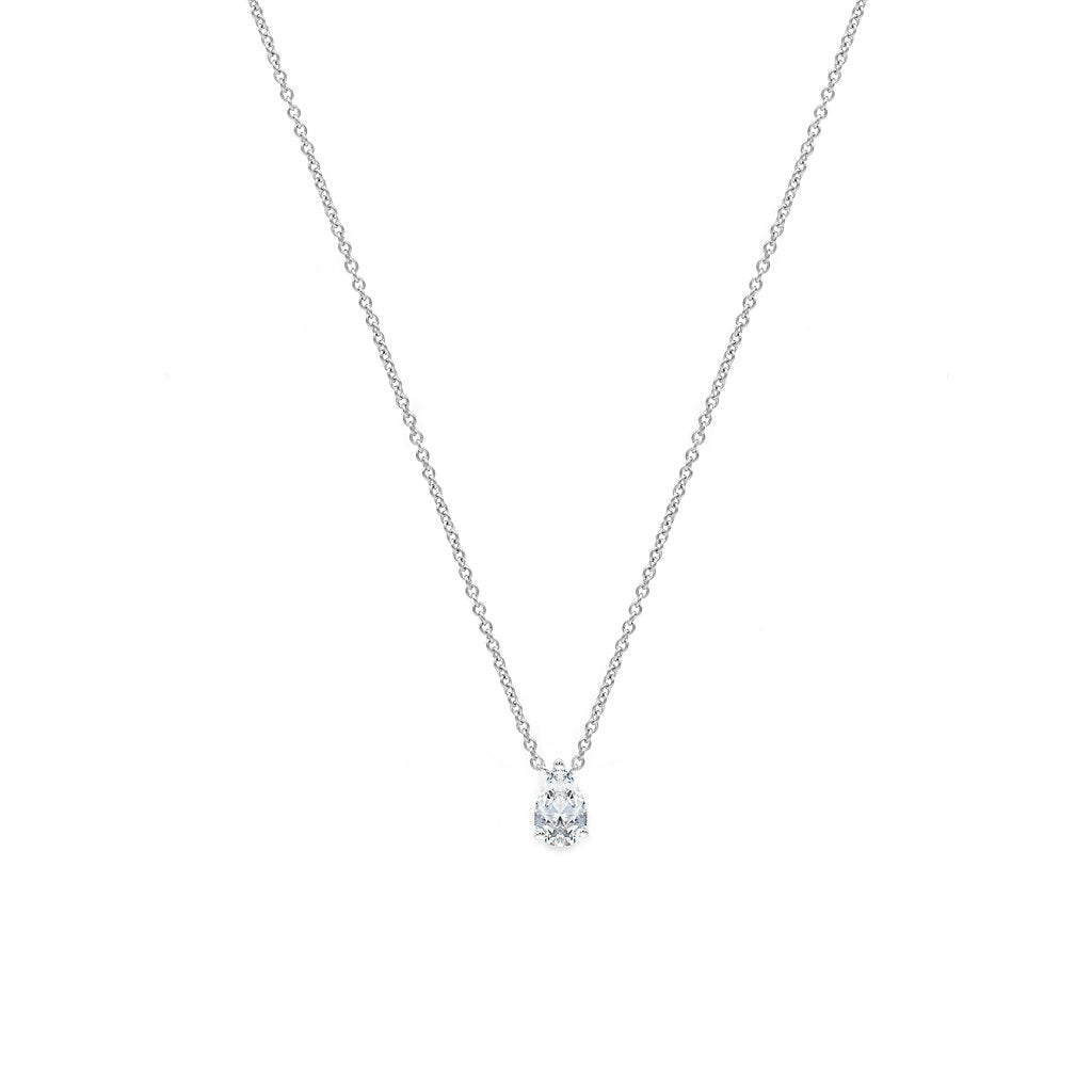 Fancy shape diamond necklace / 0.5ct - HIBA JABER
