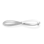 Load image into Gallery viewer, Femininity Infinity Bangle - Blue Enamel - HIBA JABER
