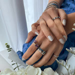 تحميل الصورة في عارض المعرض, Four - ever Hearts Diamond Ring - HIBA JABER