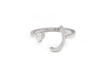 Load image into Gallery viewer, Glam Your Initial Heart Ring - HIBA JABER