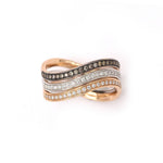 تحميل الصورة في عارض المعرض, Infinity Band Ring with Pave Diamonds - HIBA JABER