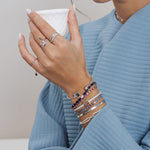 Load image into Gallery viewer, Infinity Band Ring with Pave Diamonds - HIBA JABER