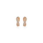 Load image into Gallery viewer, Infinity Bold Hoop Set - White Gold - HIBA JABER