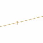 Load image into Gallery viewer, Initial Chain Bracelet Set In Diamonds - HIBA JABER