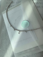 تحميل الصورة في عارض المعرض, Initial Heart Diamond Droplet Ball Choker - HIBA JABER