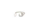 Load image into Gallery viewer, Initial Pearl Drop Ring - Diamonds - HIBA JABER