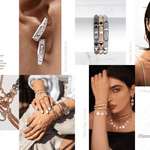 Load image into Gallery viewer, Initial Thick Open Ring - With Princess Cut Diamond - HIBA JABER