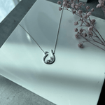 Load image into Gallery viewer, Initial Trio Sparkle Necklace - HIBA JABER