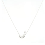 Load image into Gallery viewer, Initial Trio Sparkle Necklace - HIBA JABER