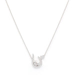 Load image into Gallery viewer, Initial Trio Sparkle Necklace - HIBA JABER