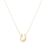 Load image into Gallery viewer, Initial Trio Sparkle Necklace - HIBA JABER