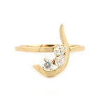 Load image into Gallery viewer, Initial Trio Sparkle Ring - HIBA JABER