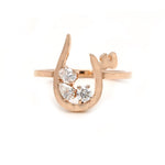 Load image into Gallery viewer, Initial Trio Sparkle Ring - HIBA JABER
