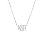 Load image into Gallery viewer, KSA Necklace - White Gold - HIBA JABER