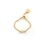 Load image into Gallery viewer, Like a Diamond Chain Ring - HIBA JABER
