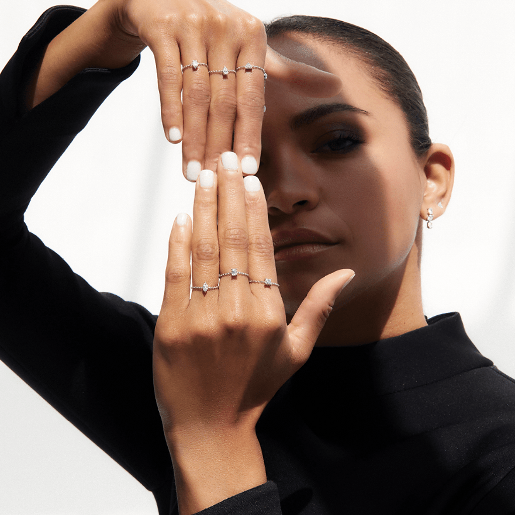 Like a Diamond Chain Ring - Adjustable - HIBA JABER