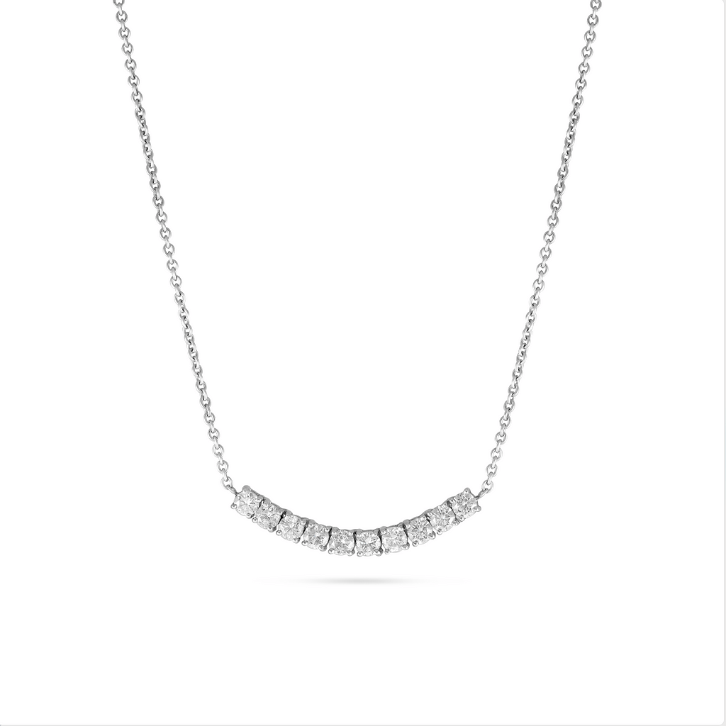 Mini Diamond Tennis Necklace - HIBA JABER
