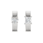 Load image into Gallery viewer, Mismatch Fancy Cut Hoop Earrings - HIBA JABER