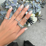 Load image into Gallery viewer, Multi Colored Sapphire Pear Ring - HIBA JABER