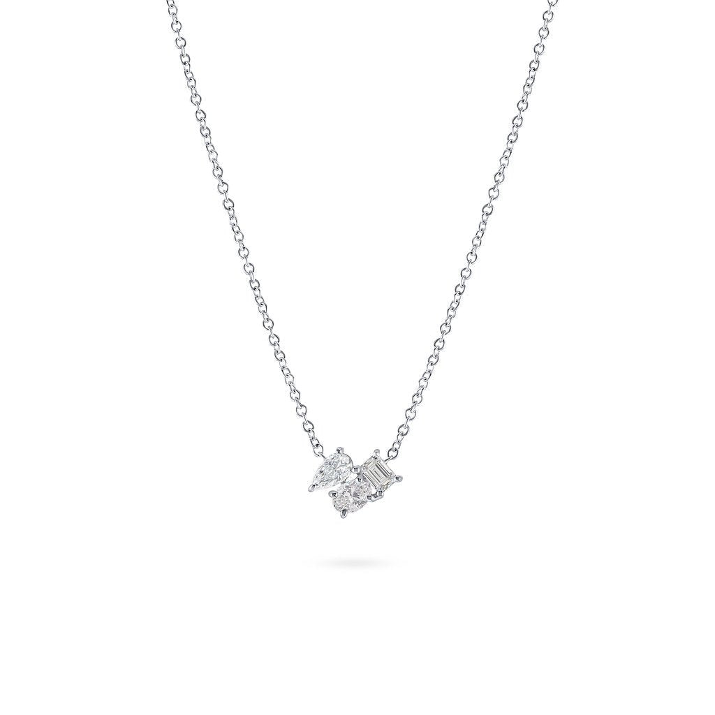 Multi Shaped Diamond Necklace - HIBA JABER