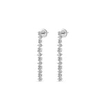 تحميل الصورة في عارض المعرض, Multi Shaped Vertical Diamond Earrings - HIBA JABER