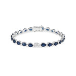 Load image into Gallery viewer, Odd One Out Bracelet 2.0 | Pink Sapphires - HIBA JABER