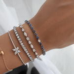 Load image into Gallery viewer, Odd One Out Bracelet | Blue Sapphires - HIBA JABER